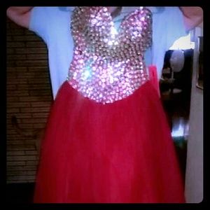 prom dress princess gown