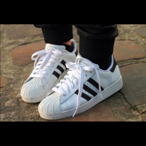 Adidas Superstar sneakers lightly used