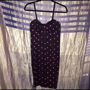 Express Dresses - Pin Up Bodycon Bustier Dress! Polka Dot Tight Sexy Express Dresses - Pin Up Bodycon Bustier Dress! Polka Dot Tight Sexy