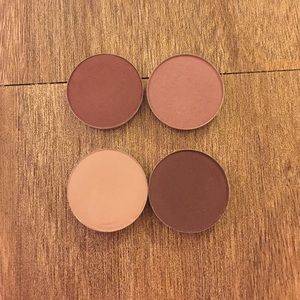 Assorted Mac Matte eyeshadow x4