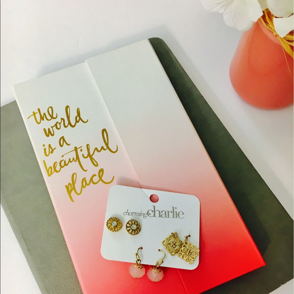[Charming Charlie] Set of 3 Earrings
