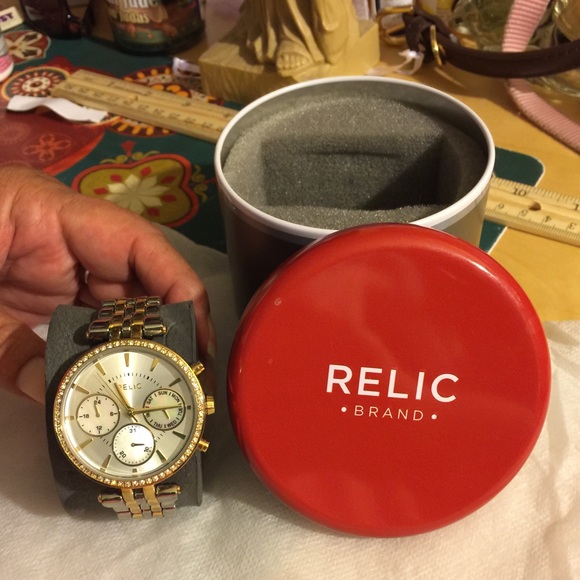 Relic two-toned Watch