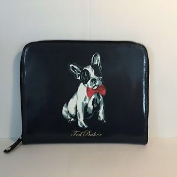 NWOTTed Baker French Bulldog IPad Case 8 1/4"x 10" - Picture 2 of 4
