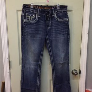 Mens Rock Revival Jeans