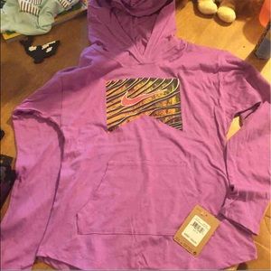 girls long sleeve Nike long sleeve with hood