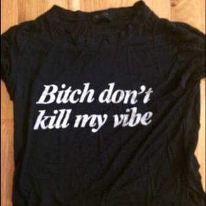 Brandy Melville - Kendrick Lamar Black Tee