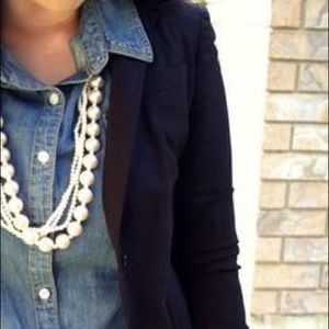 Eddie Bauer Denim Long Sleeve Shirt