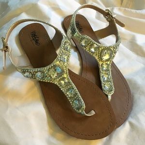 Gold sandals