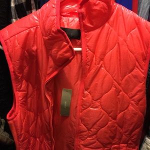 BNWT J Crew quilted vest bright