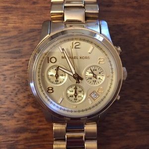 Michael Kors Gold-Tone Statement Watch