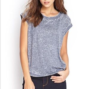 Blue Mineral Wash Tee