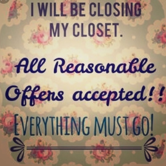 CLOSET CLOSING IN ONE WEEK!!!