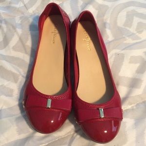 Adorable Cole Haan Red Flats Size 6. Never worn.
