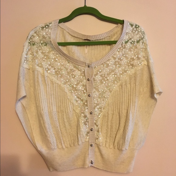 Beautiful Free People Sequence Sweater Medium