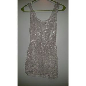 Sheer Gray tank top