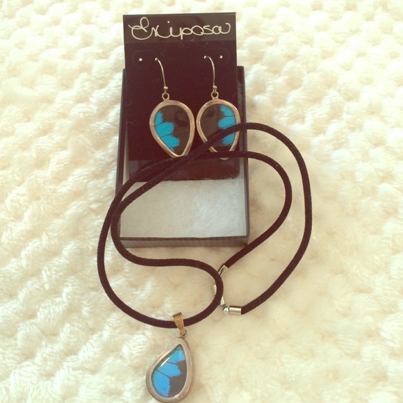 Eriposa Butterfly Wings Jewelry