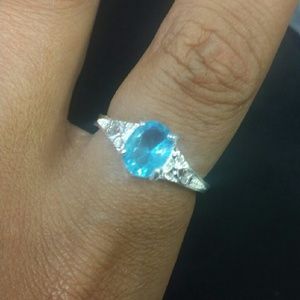 Aquamarine Ring (March Birthstone)