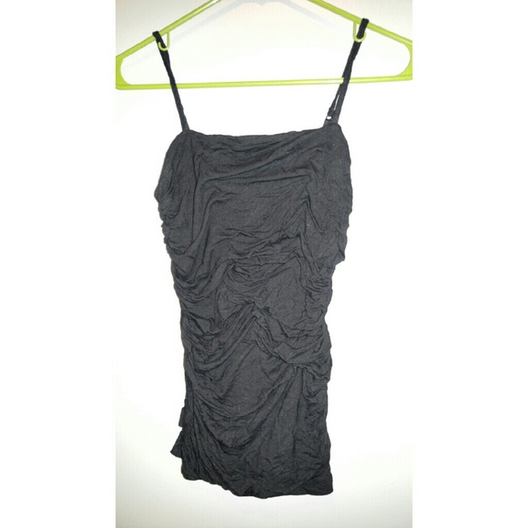 Black tank top
