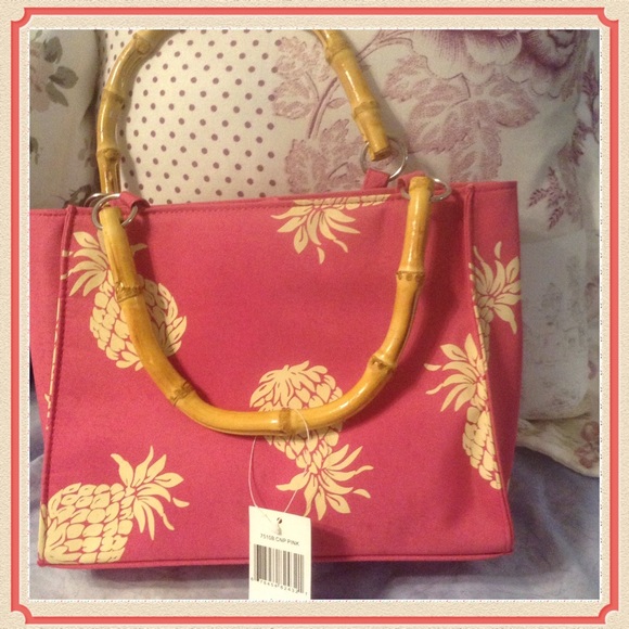 🍍🍍Bamboo Bag🌈GIFTED W Hawaiian Pack✅ - Picture 2 of 4