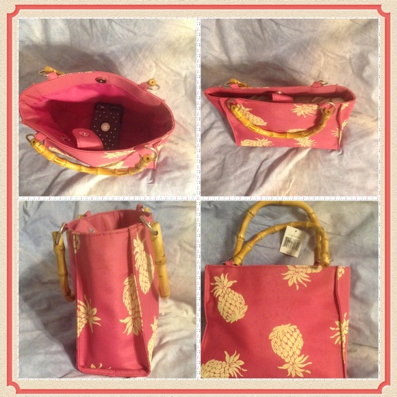 🍍🍍Bamboo Bag🌈GIFTED W Hawaiian Pack✅ - Picture 3 of 4