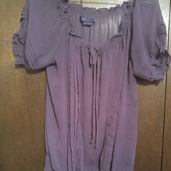XL Miley Cyrus sheer top
