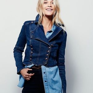 Free people denim utility jacket