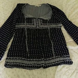 Blue Tunic with Pattern