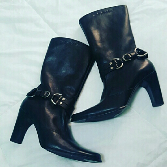 SALE Harley Davidson black heel boots