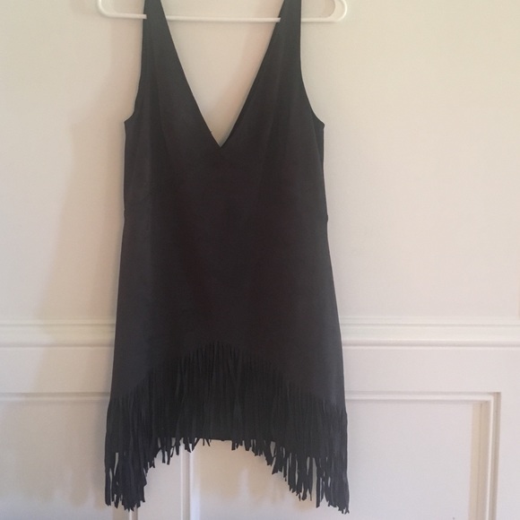 Trend black fringe dress!!!