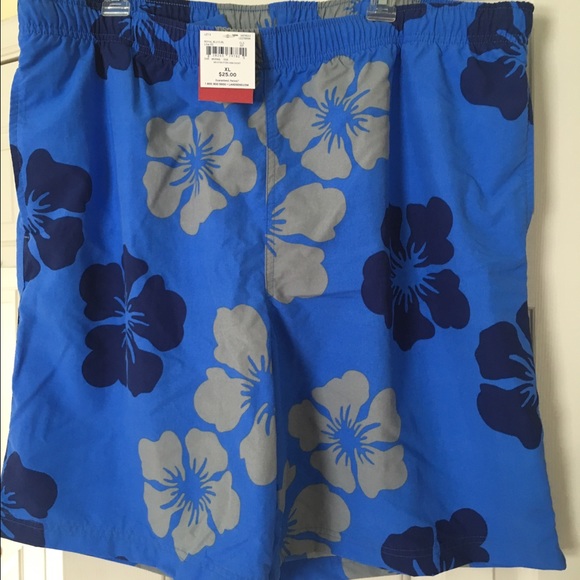 Men's Land'sEnd swimming trunks.NWT.Sz-40-42.