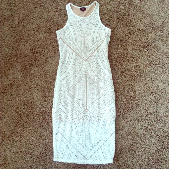 Fitted midi dress