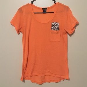 RUE21 neon orange t-shirt