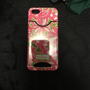 Lilly Pulitzer card holder iphone4 case