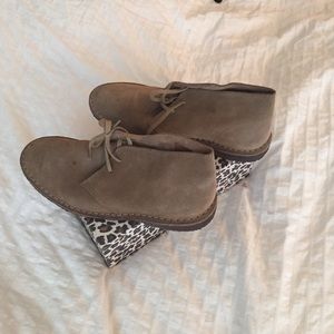 J.Crew desert boots tan