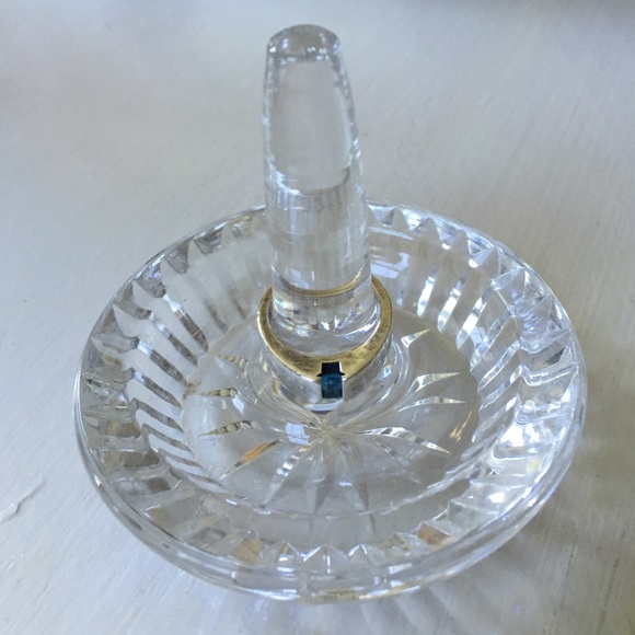 James Avery silver ring with blue topaz gemstone