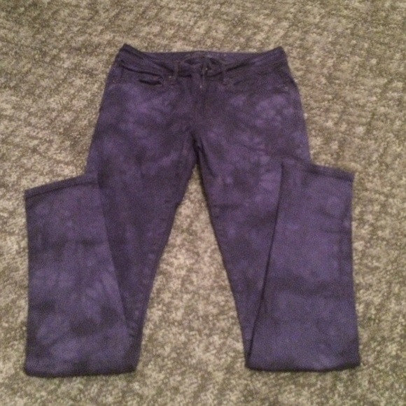 Bullhead purple skinny jeans