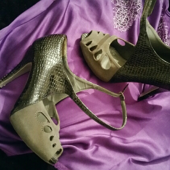 Ankle Open Toe Heels - Picture 1 of 4