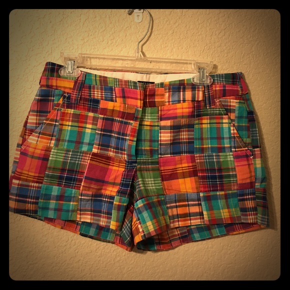 J Crew multi/color shorts