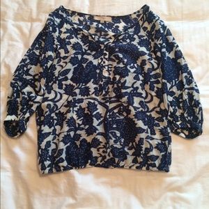 Loft floral blouse