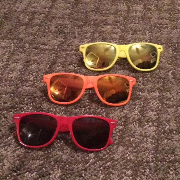Multi colored sunglasses