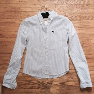Abercrombie kids long sleeve button down