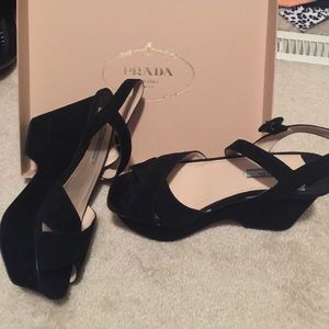 Prada wedges
