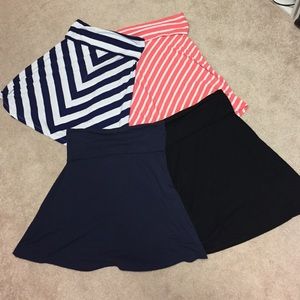 Lot of 4 Old Navy Knit Skirts