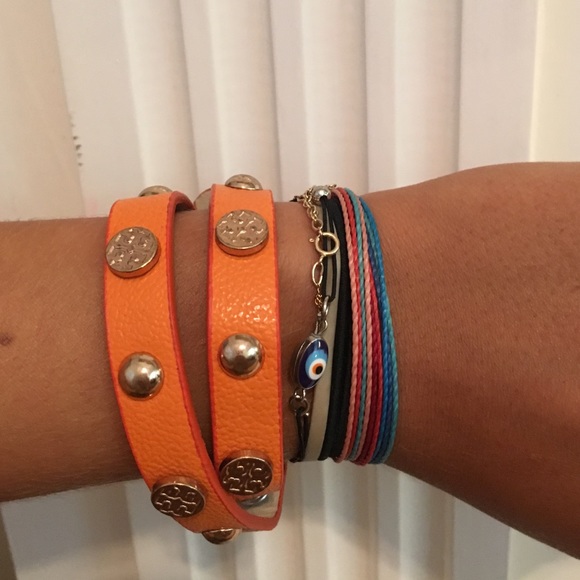 Brand new white and orange burch wrap bracelet - Picture 4 of 4
