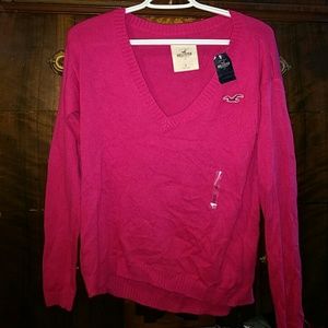 Pink Hollister sweater