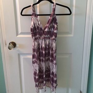 Purple Tie Dye Dress.