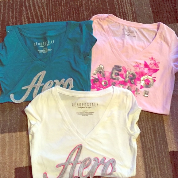 3Aeropostaleshirtsgreatconditionworn1soldtogether