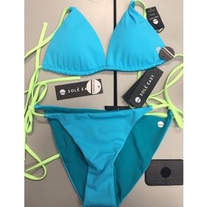 Solé East Neon Reversible Bikini