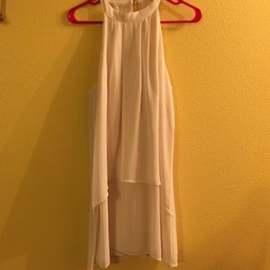 Forever 21 cream high neck dress