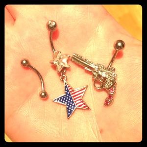 Cute belly rings